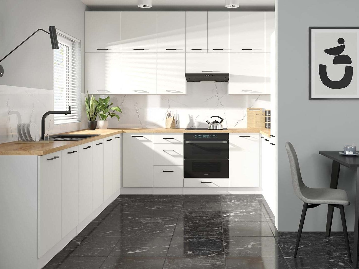 Kitchen collection Line White