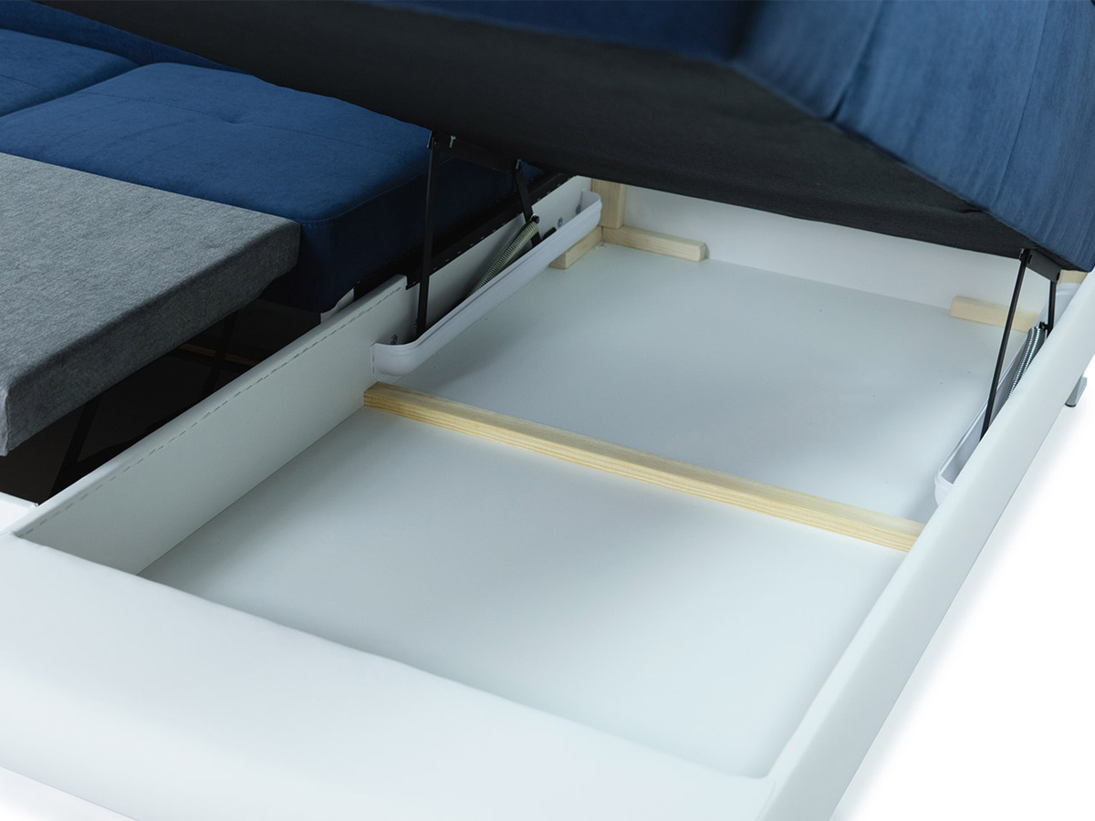 Corner sofa Comfivo Ruta V (Venus Velvet 2911 + Kenia 796)