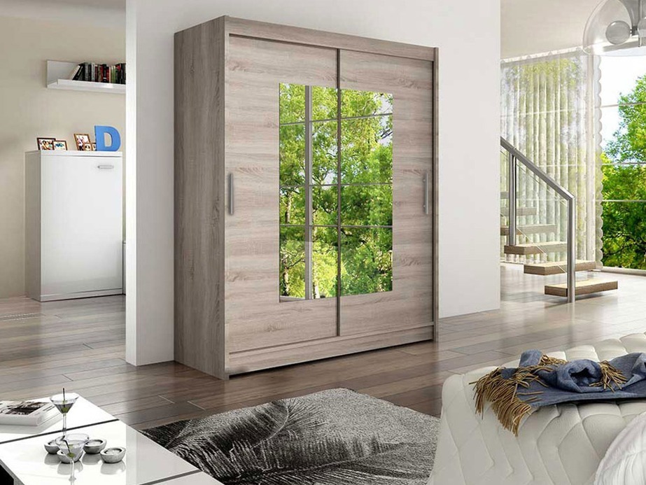 Wardrobe Closico 104 (Trufel oak)