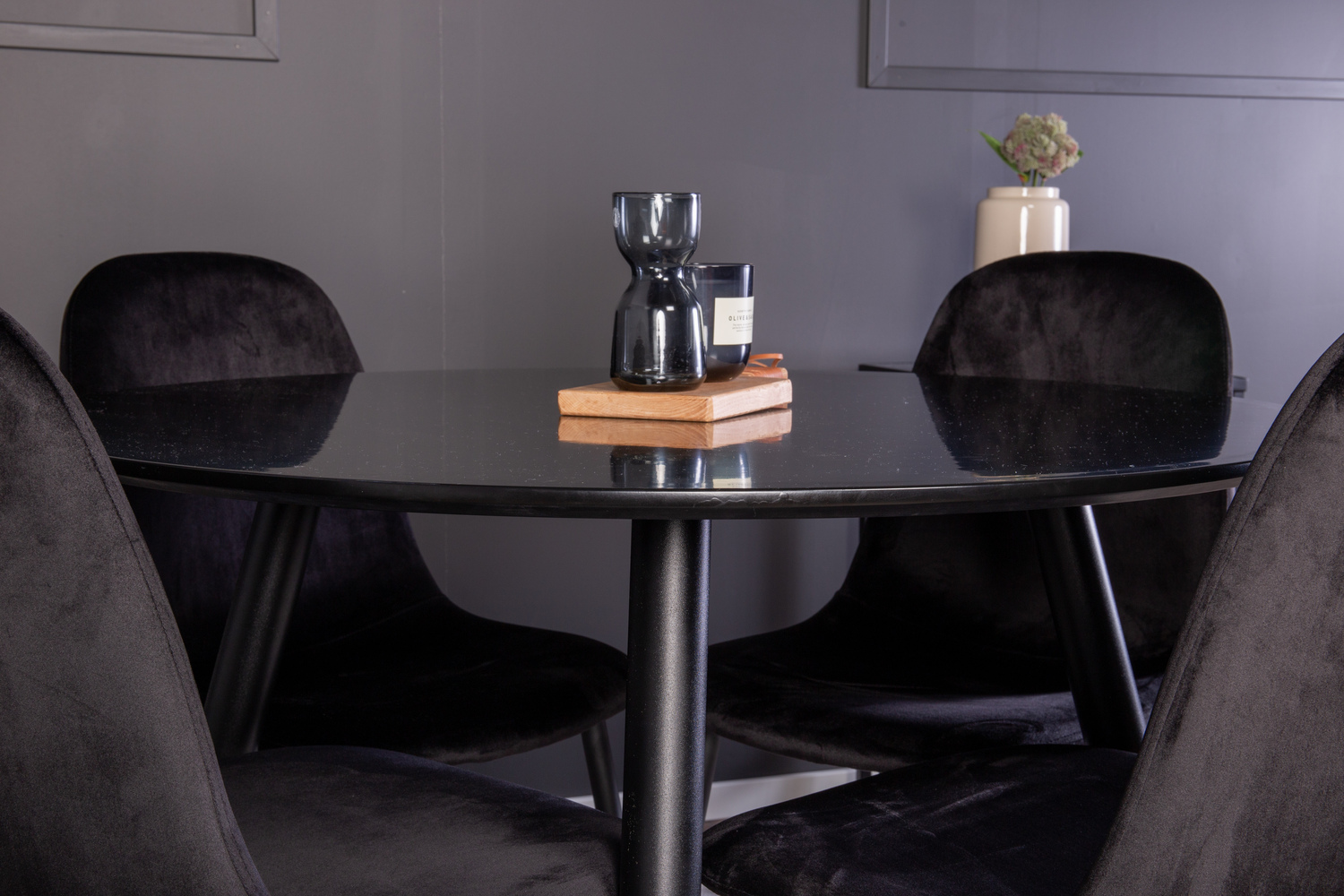 Dining set Dallas 348 (Black)