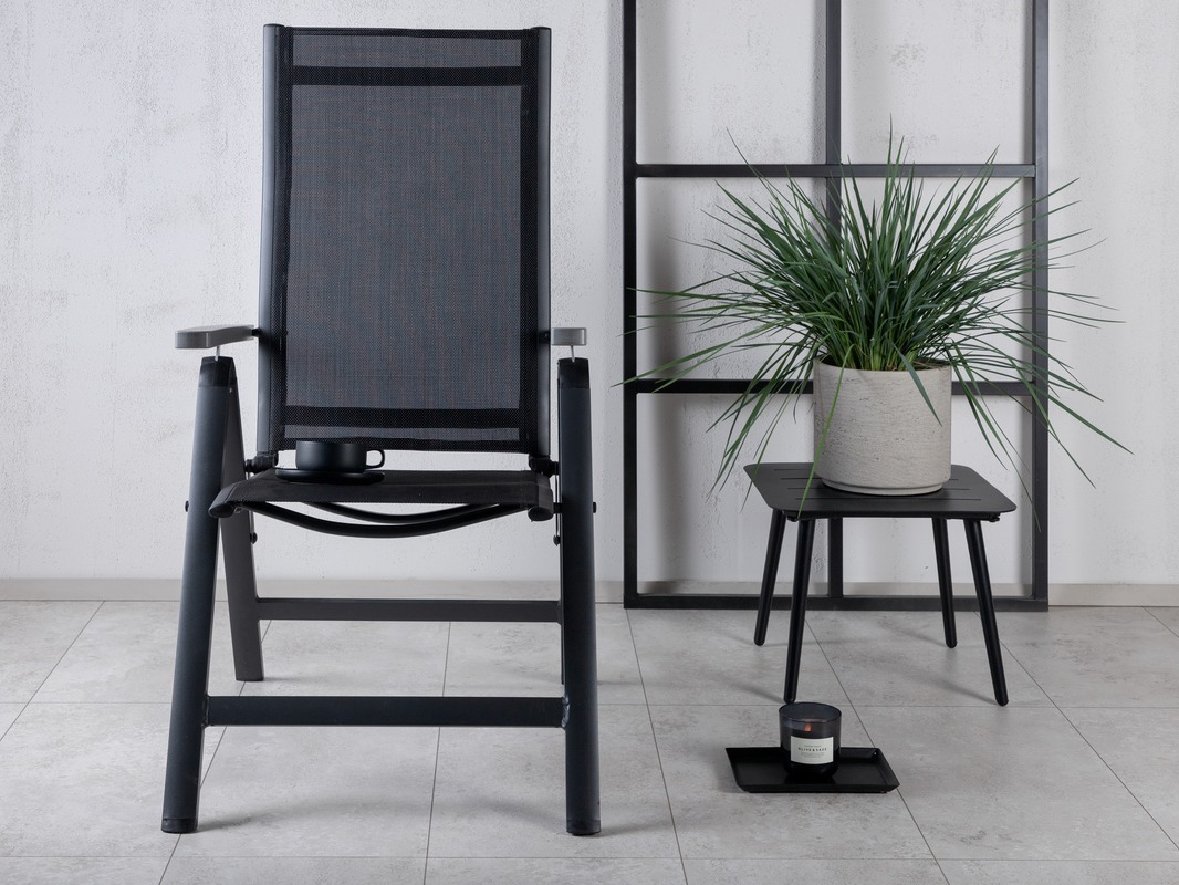Outdoor chair Dallas 738 (Black)