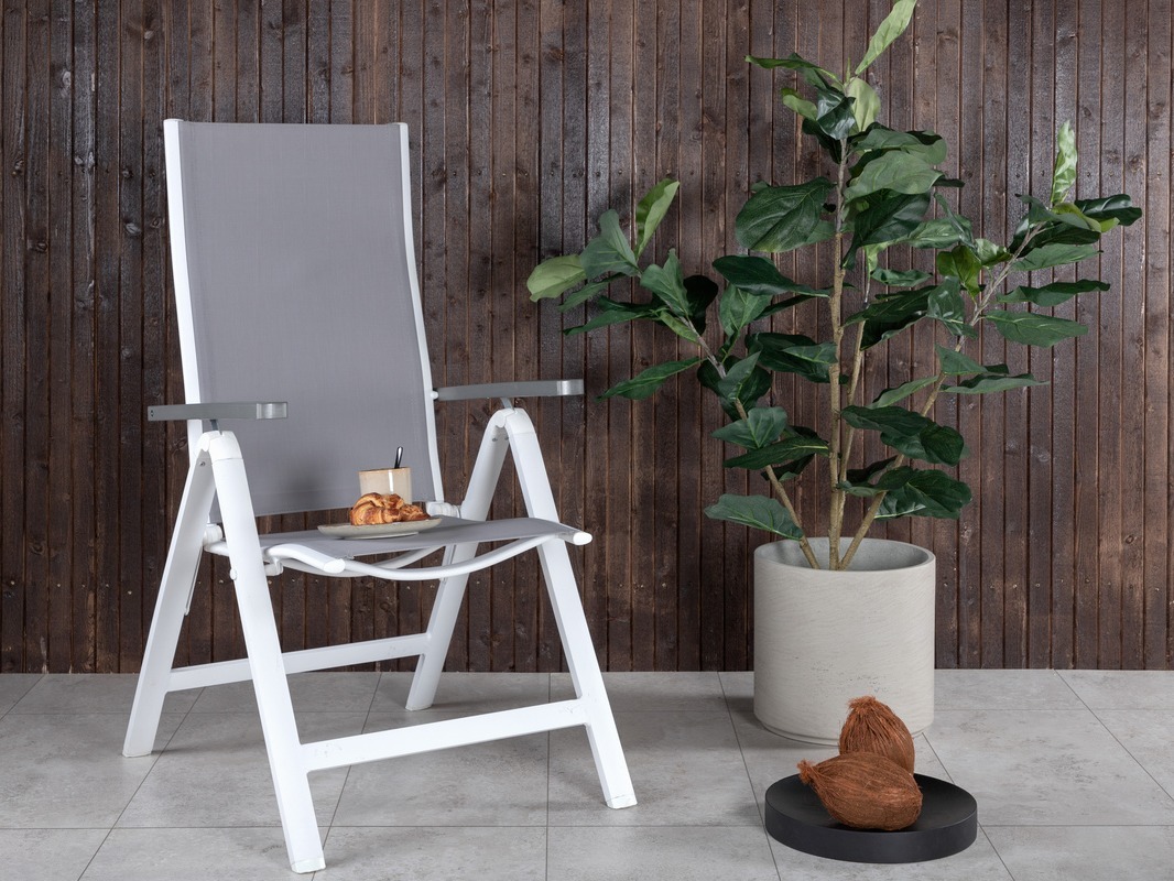Outdoor chair Dallas 738 (Grey + White)