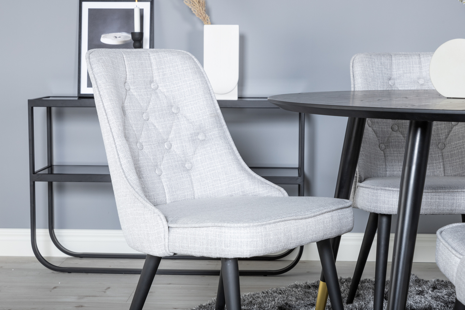 Dining set Dallas 1178 (Grey + Black)