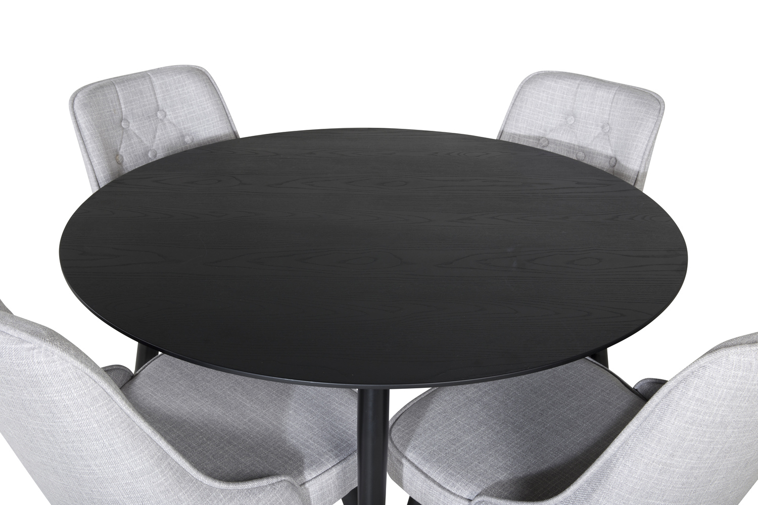 Dining set Dallas 1178 (Grey + Black)