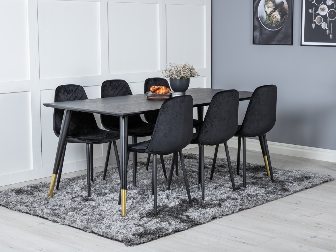 Dining set Dallas 1259 (Black)