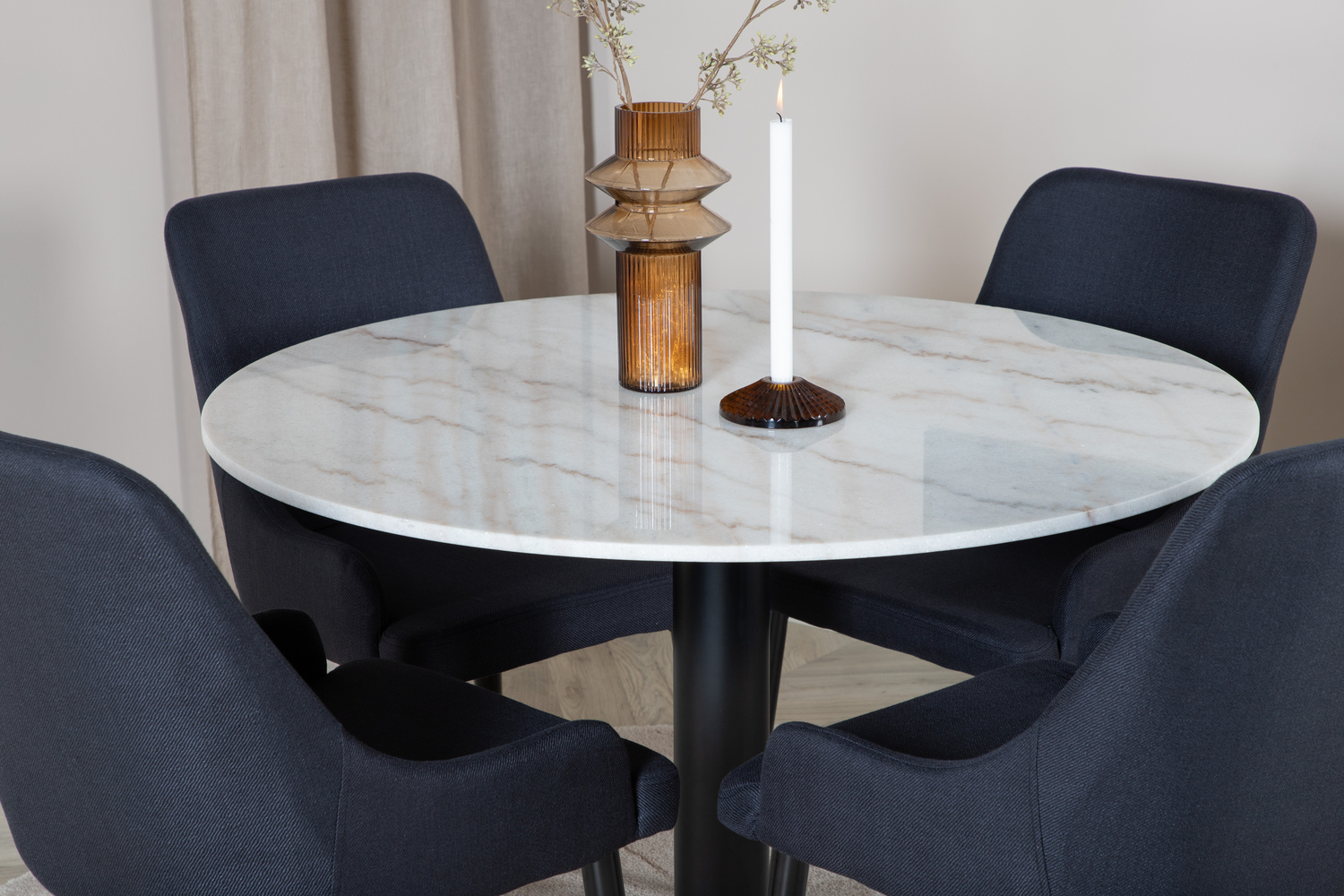 Dining set Dallas 1300 (Black)