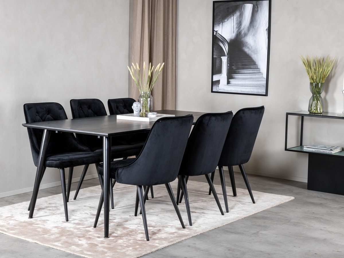 Dining set Dallas 1336 (Black)