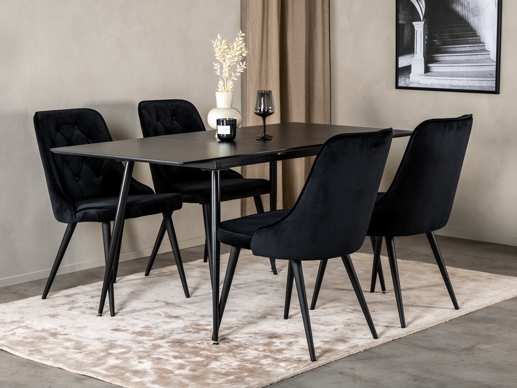 Dining set Dallas 1522 (Black)