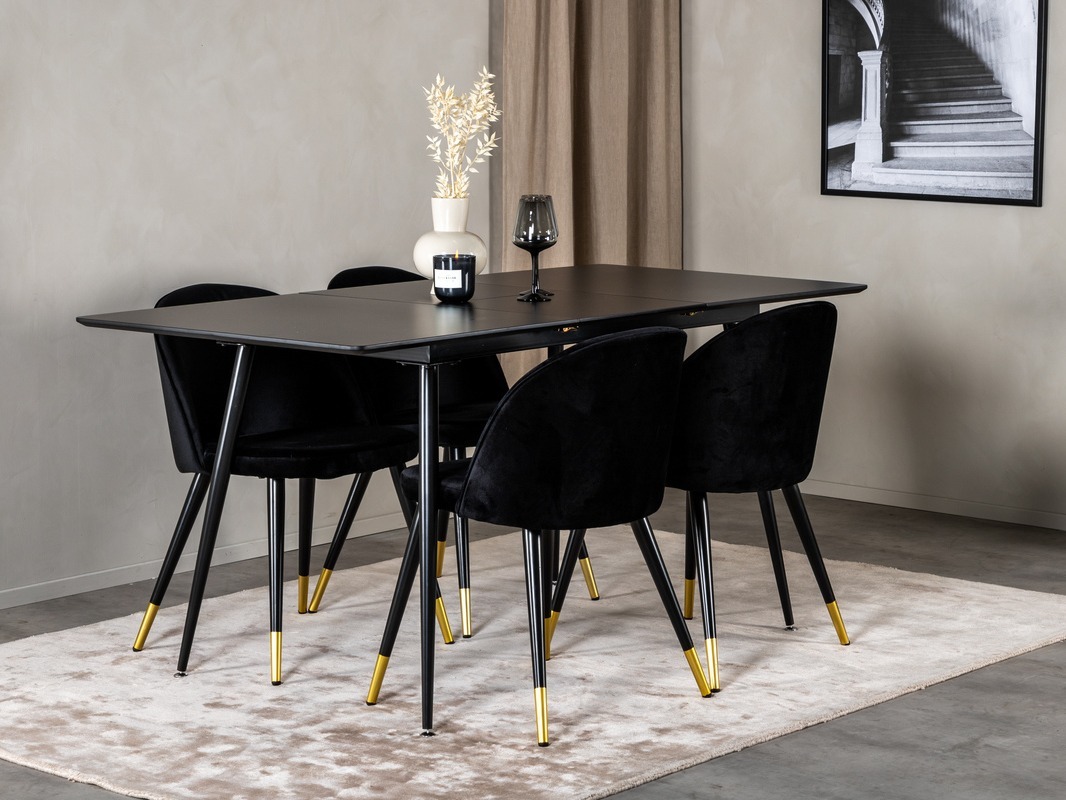 Dining set Dallas 1526 (Black)