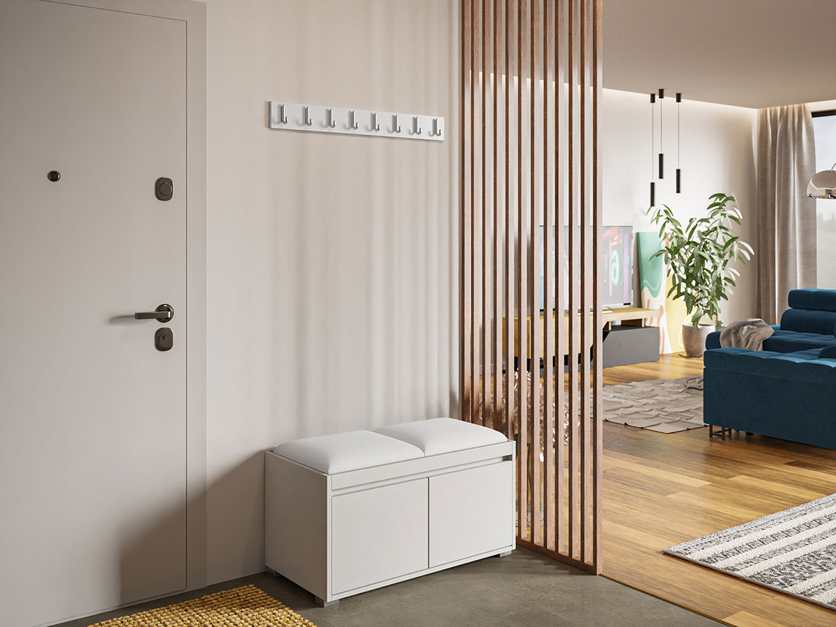 Hallway set Comfivo Pinus I (White + Soft 017)