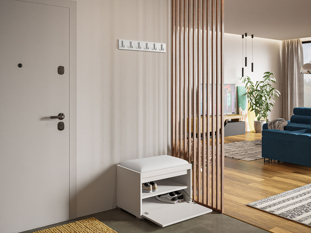 Hallway set Comfivo Pinus VIII (White + Soft 017)
