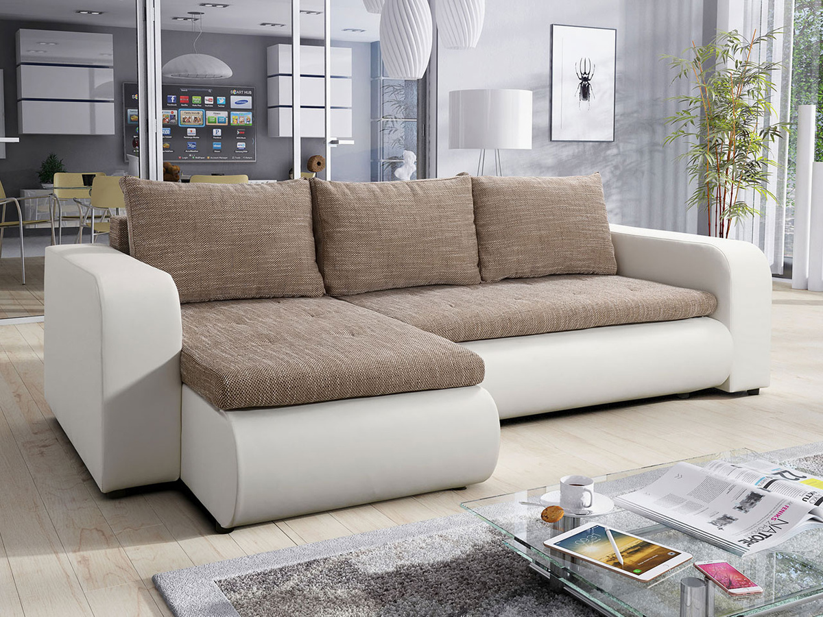 Corner sofa Muncie 100 (Soft 017 + Lawa 02)
