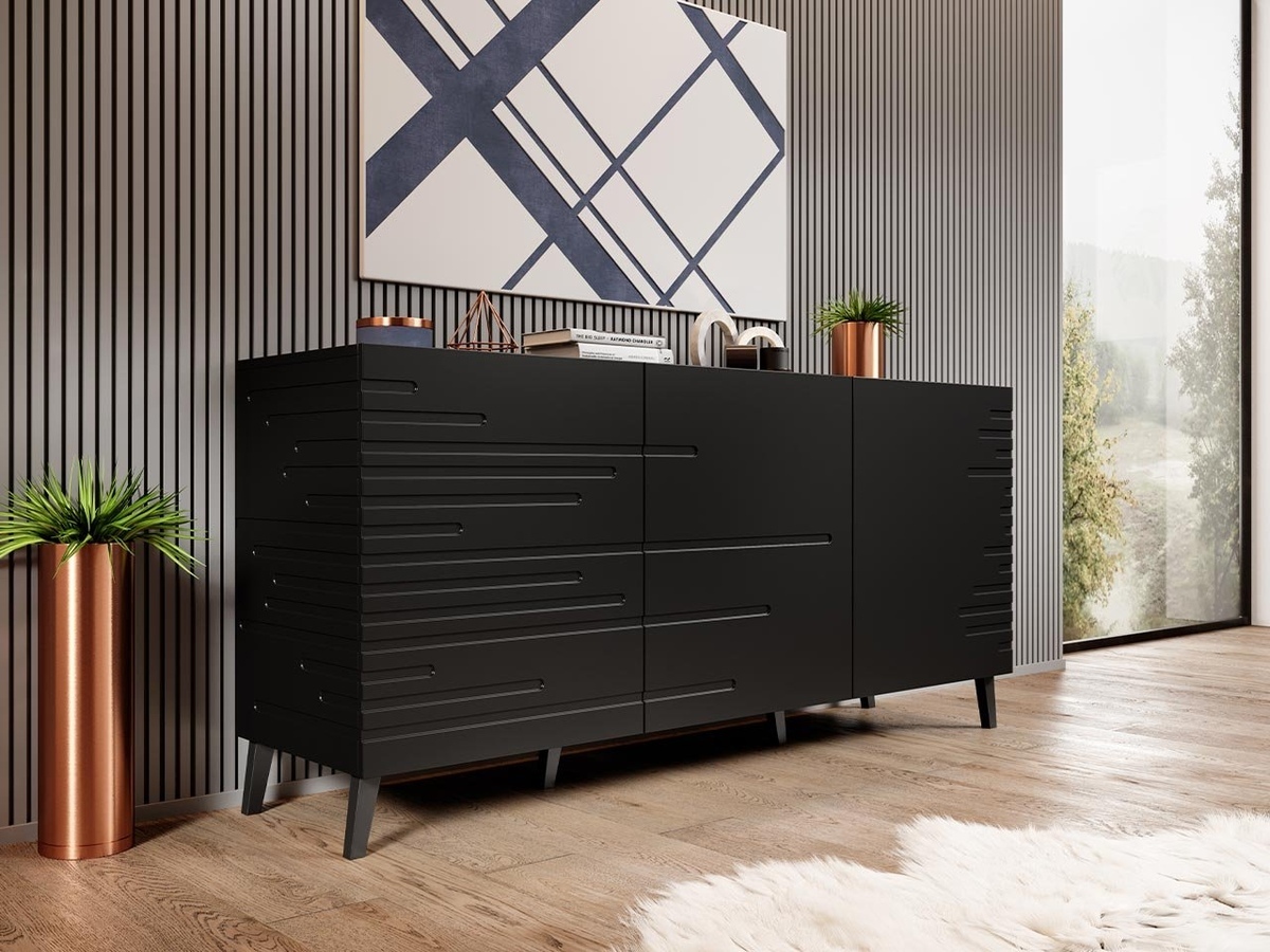Sideboard Charlotte 140 (Black)