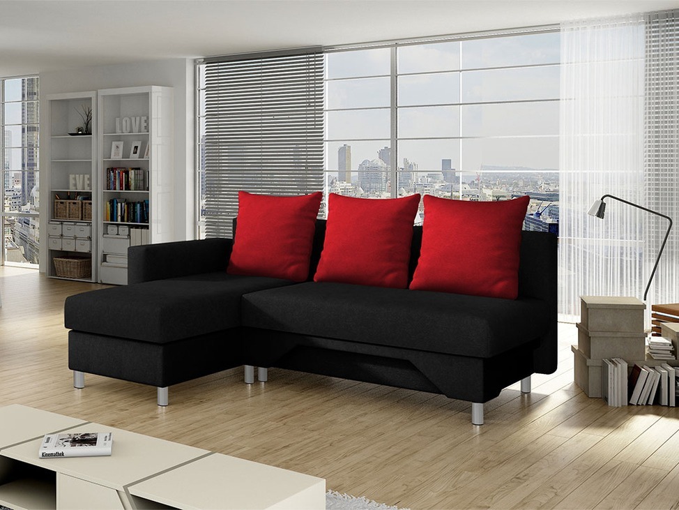 Corner sofa Akron 100 (Suedine 1 + Suedine 3100)