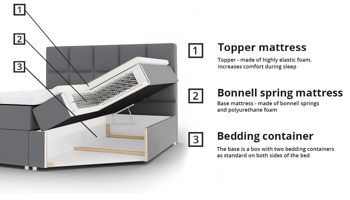 Continental bed Cantus (Casablanca 2316)