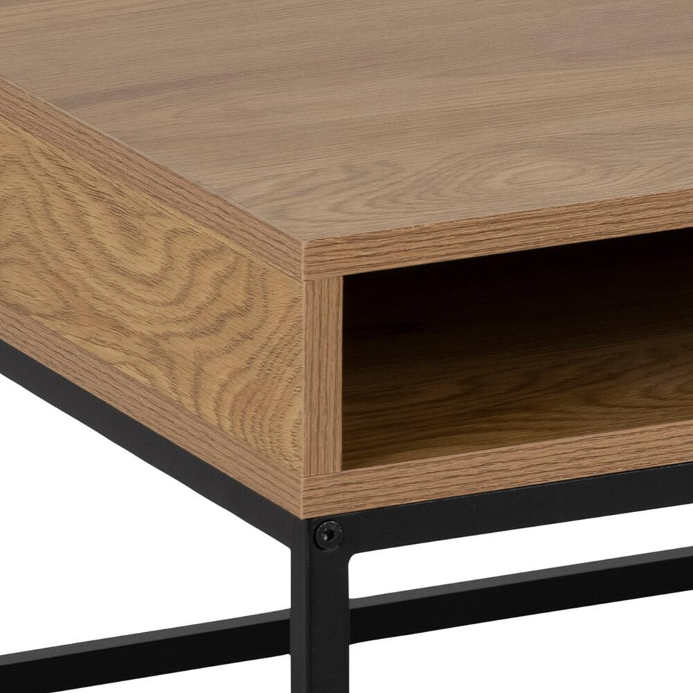 Coffee table Norsica 477 (Wild oak + Black)