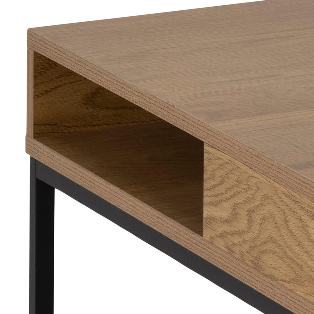 Coffee table Norsica 477 (Wild oak + Black)