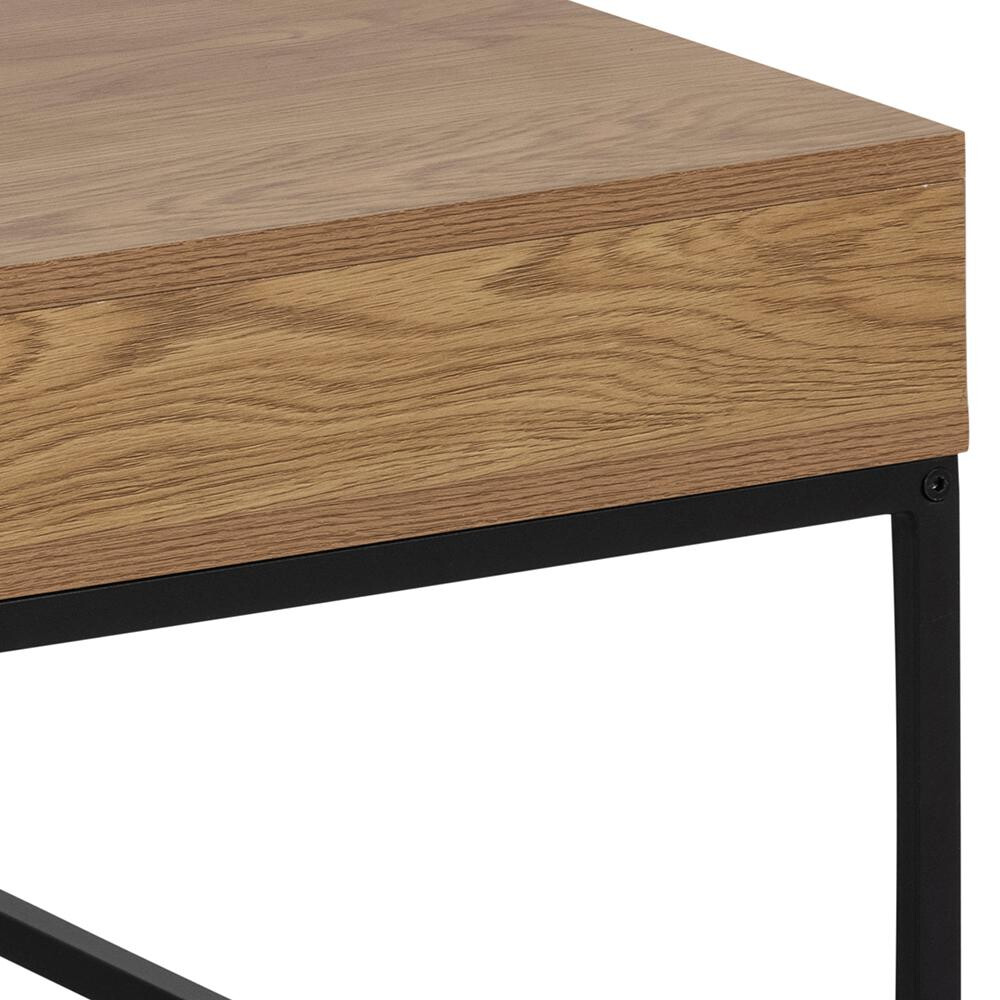 Coffee table Norsica 477 (Wild oak + Black)