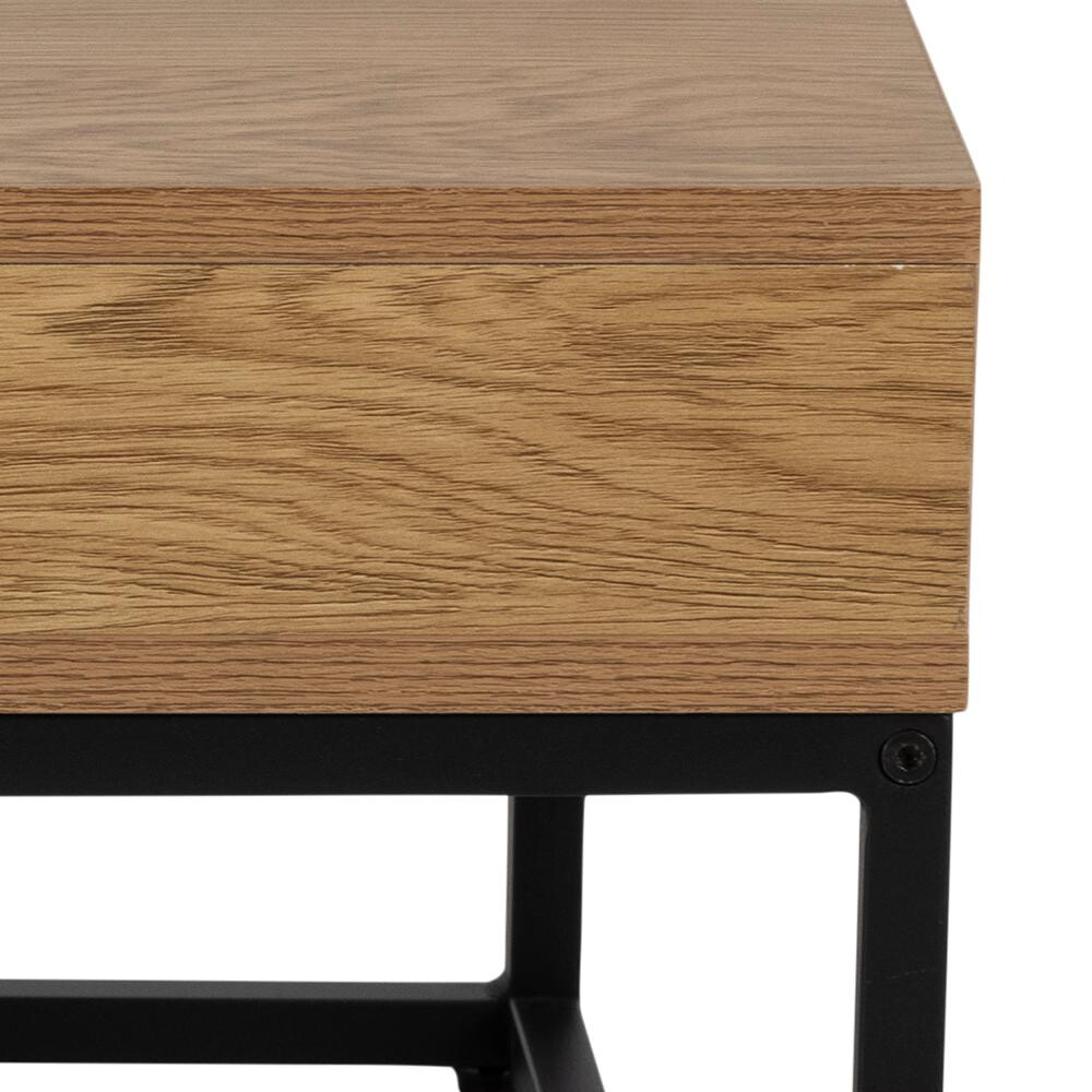 Coffee table Norsica 477 (Wild oak + Black)