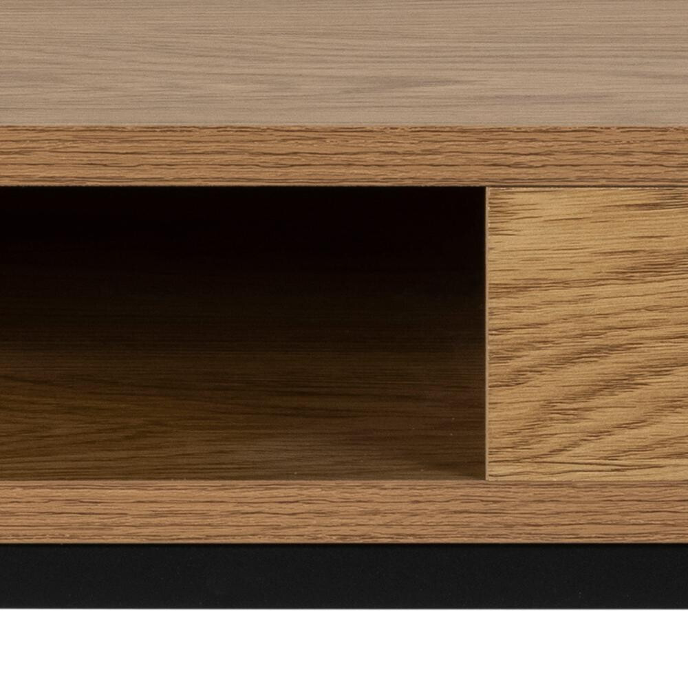 Coffee table Norsica 477 (Wild oak + Black)