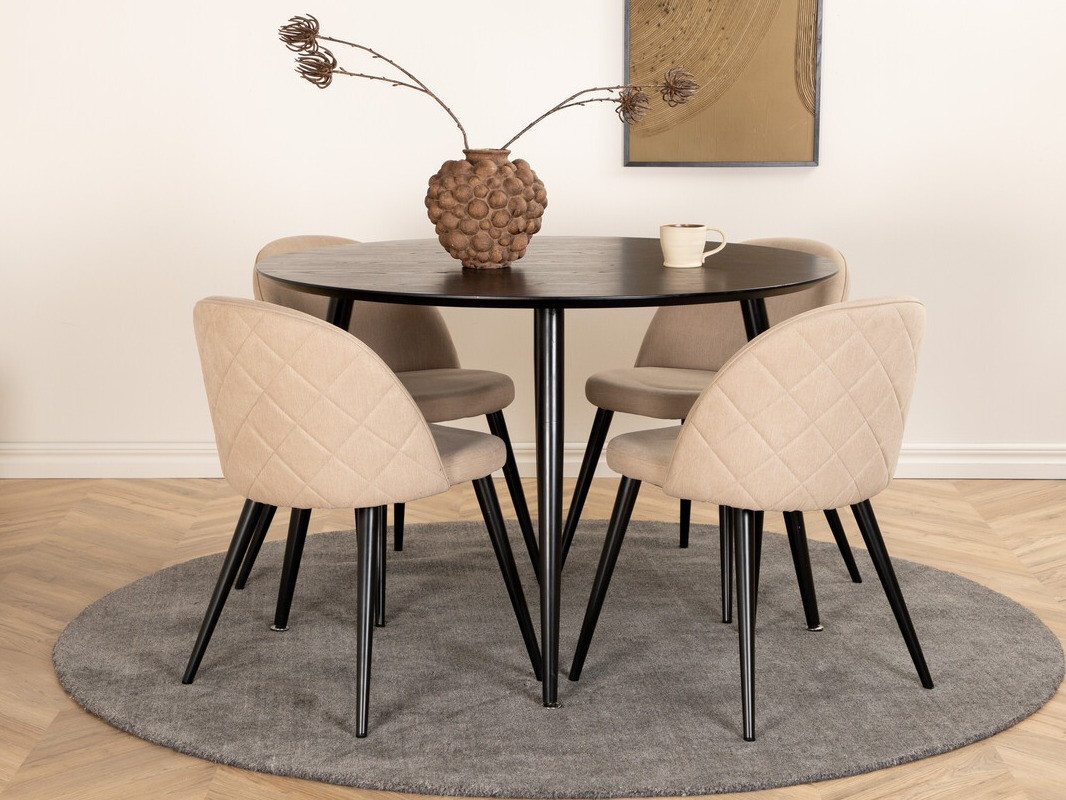 Dining set Dallas 2545 (Beige + Black)