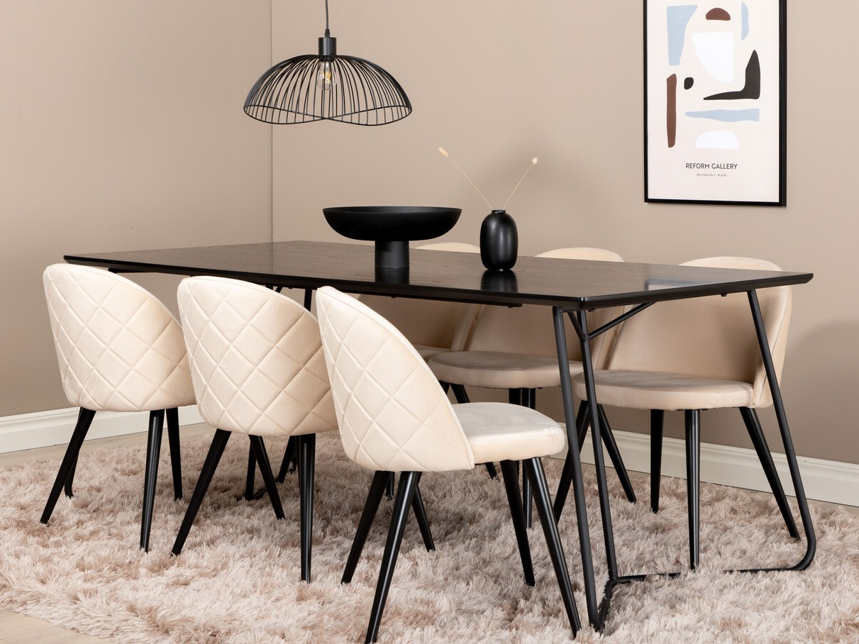 Dining set Dallas 2723 (Beige + Black)