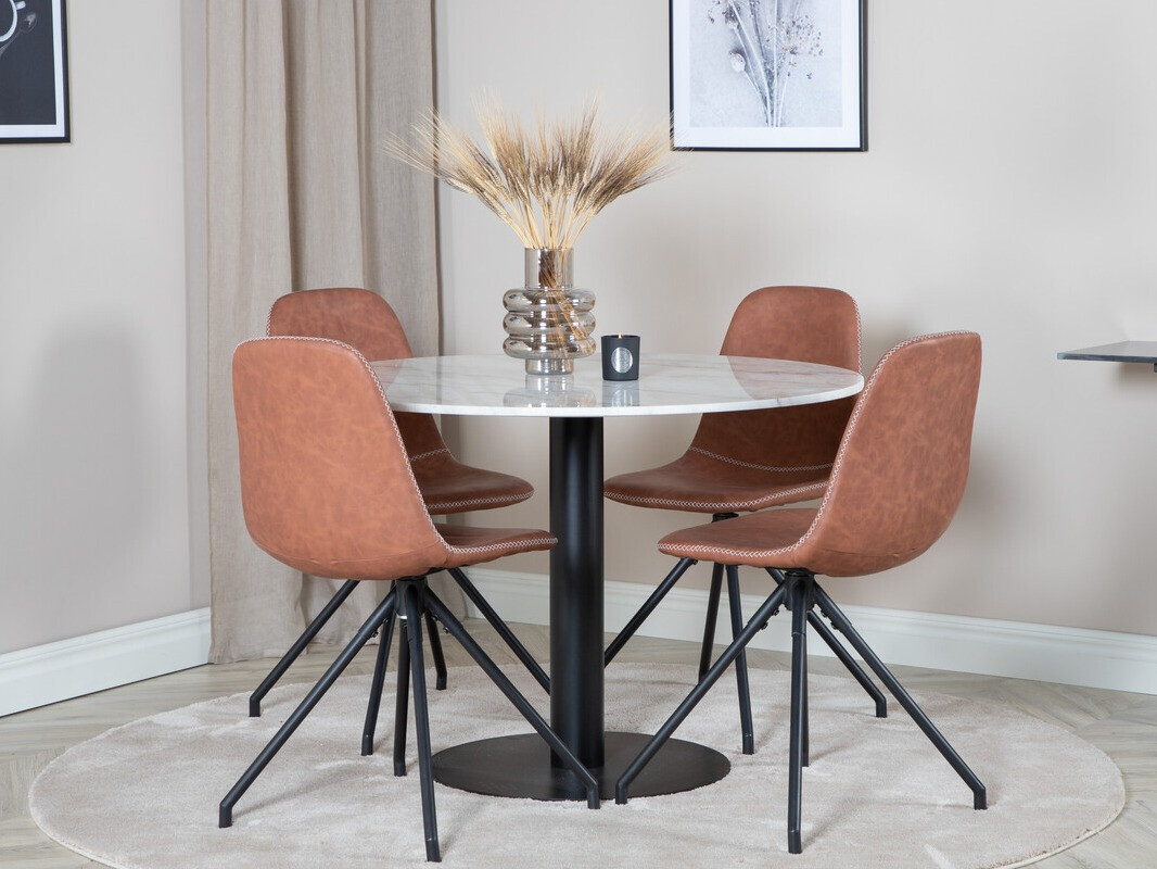 Dining set Dallas 2674 (Brown + Black)