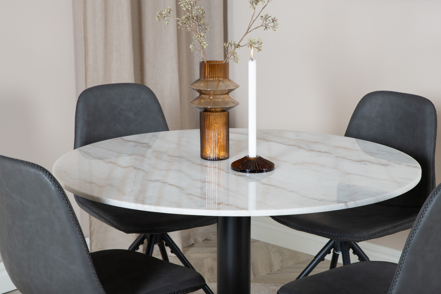 Dining set Dallas 2674 (Grey + Black)