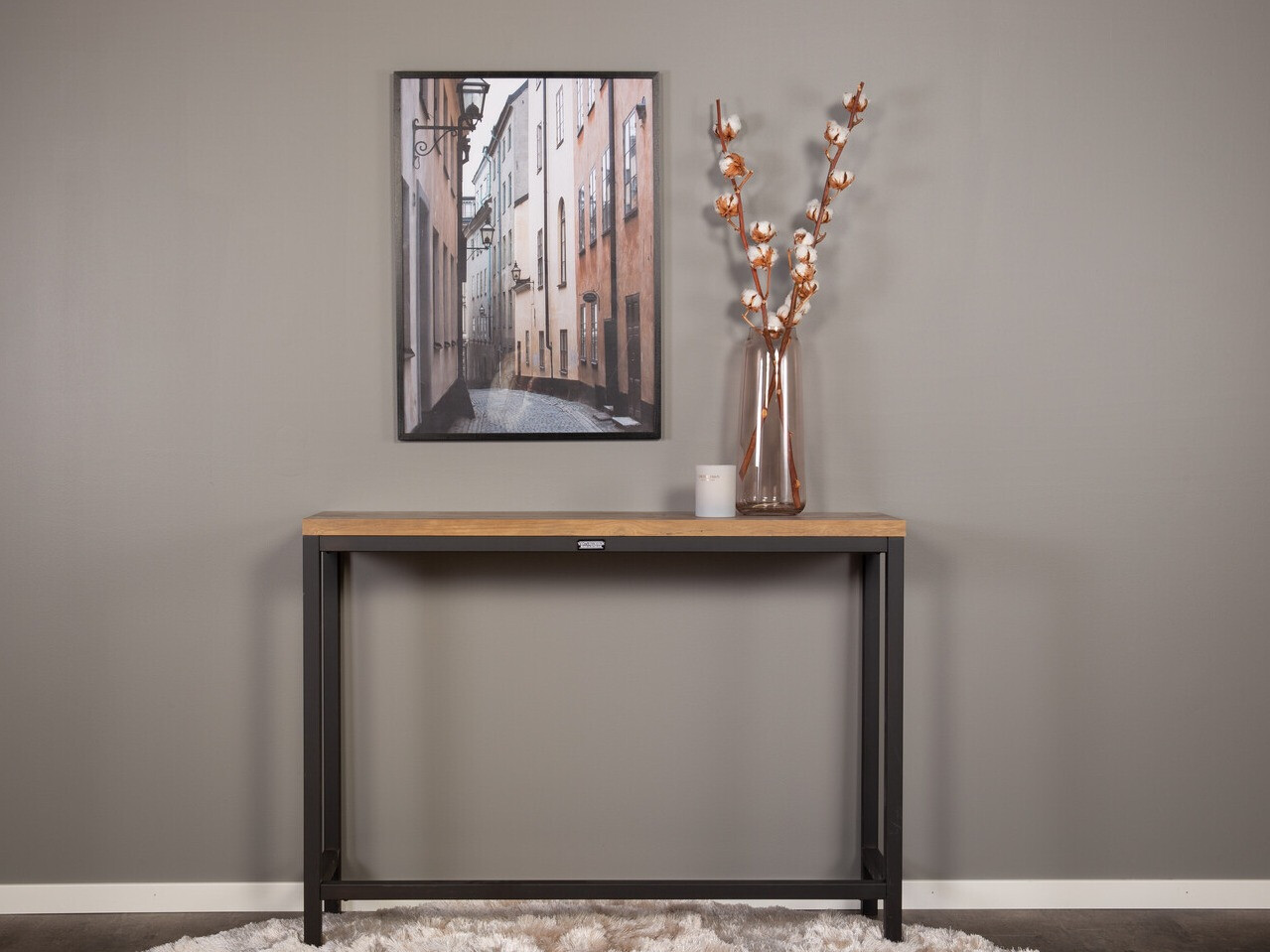 Console table Dallas 2468 (Brown + Black)