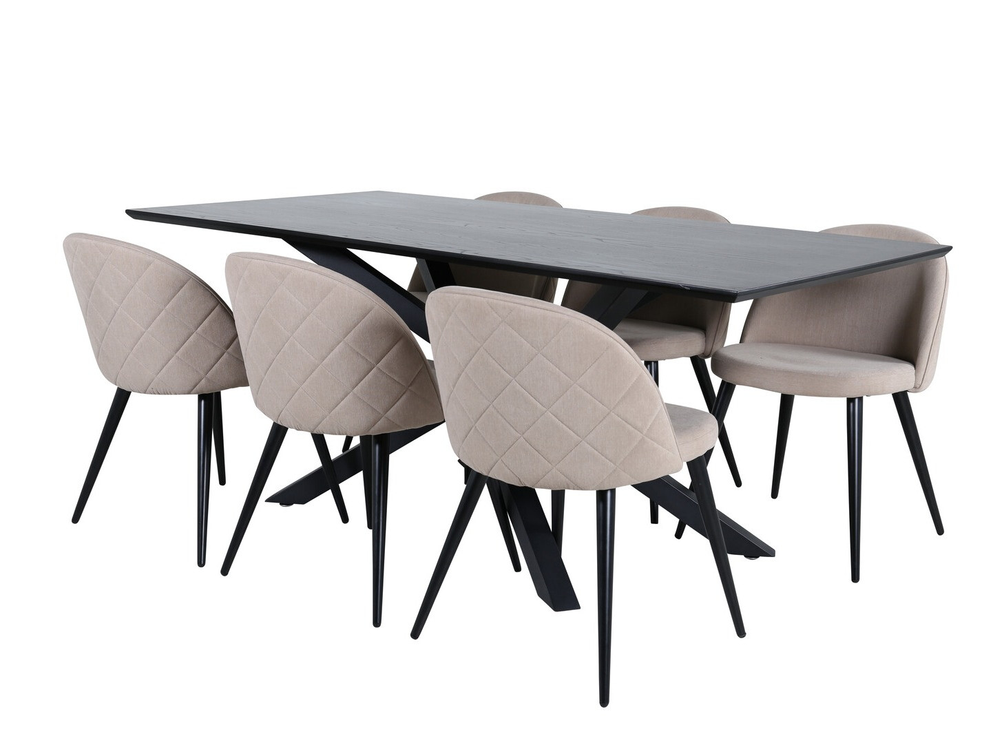 Dining set Dallas 2693 (Beige + Black)