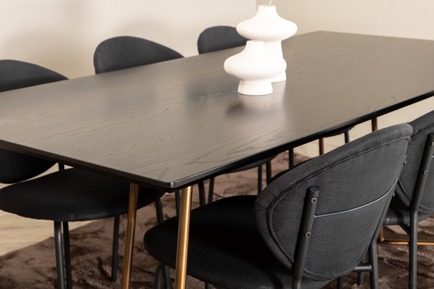 Dining set Dallas 3040 (Black + Copper)