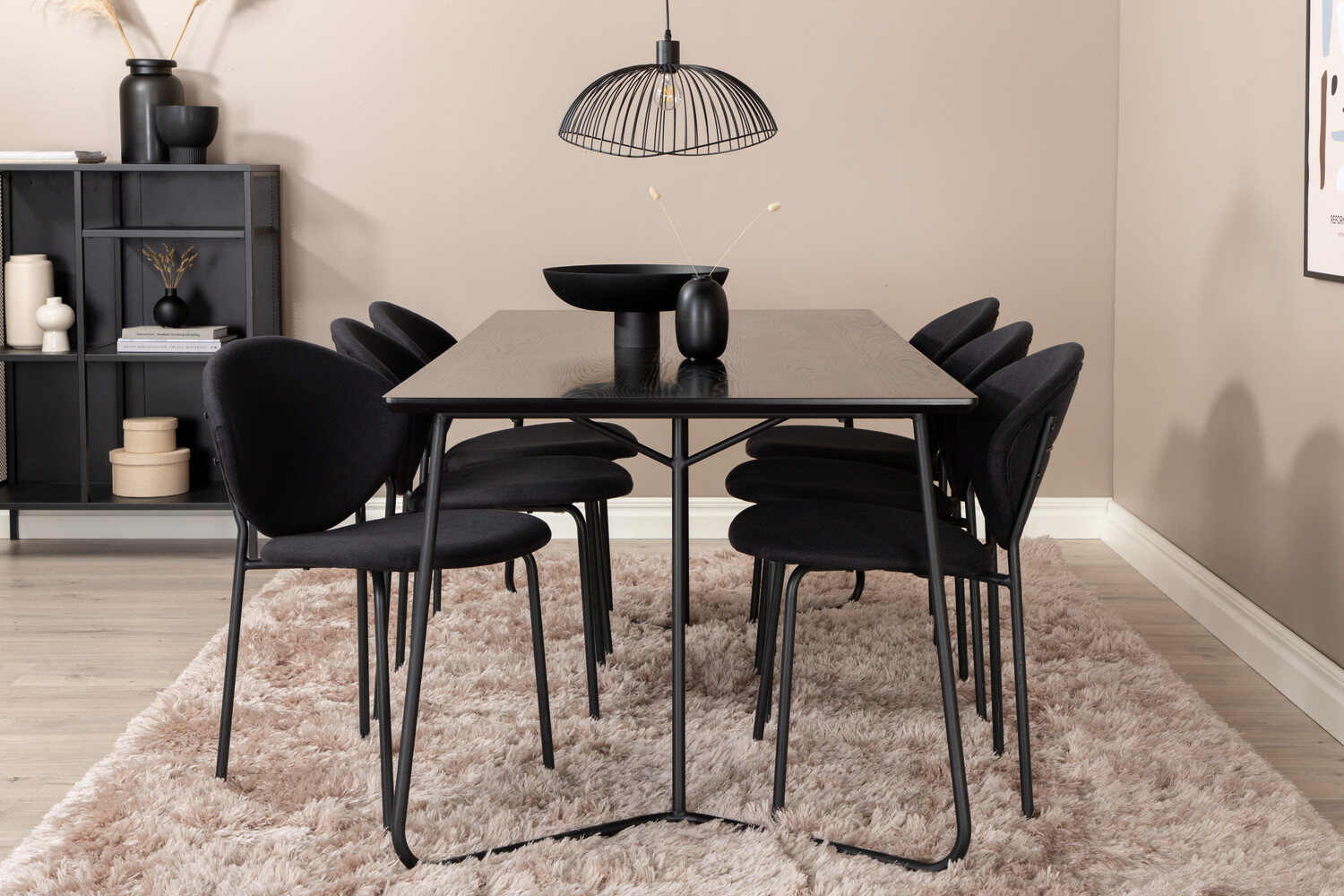 Dining set Dallas 3040 (Black)