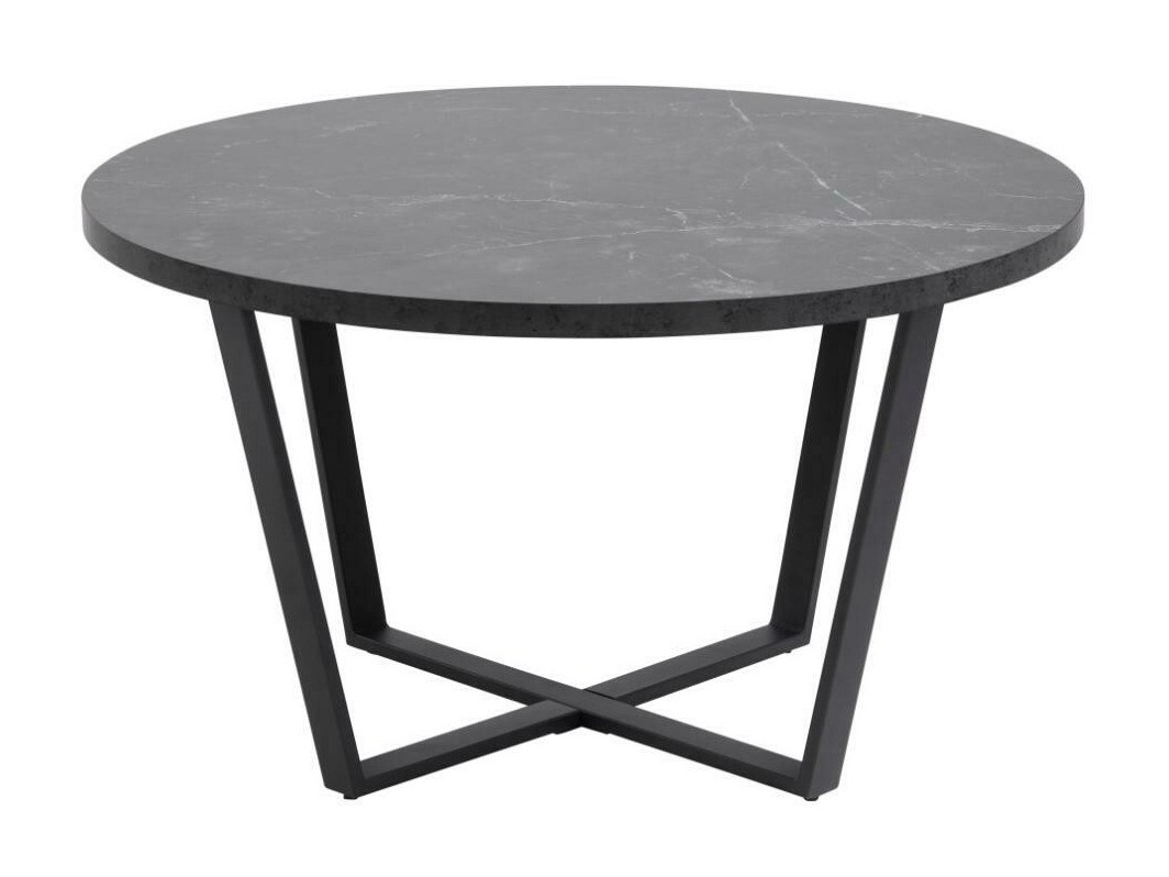 Coffee table Norsica 321 (Black marble + Black)