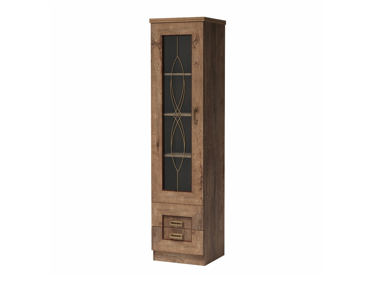 Bookcase Lircava 109 (Lefkas oak)