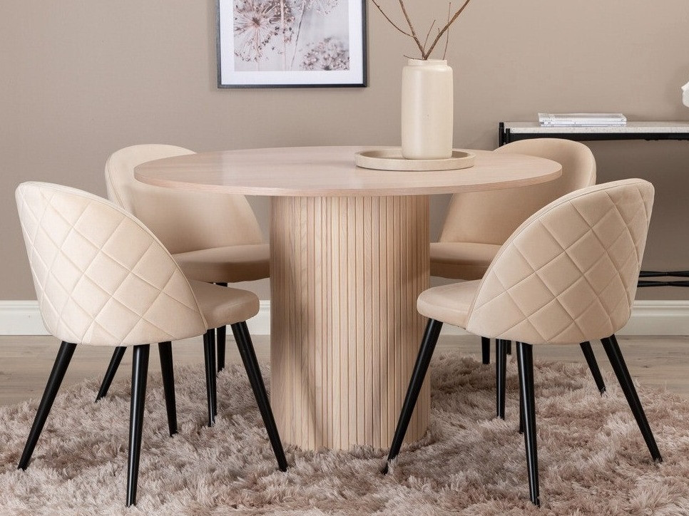 Dining set Dallas 3072 (Cream + Black)