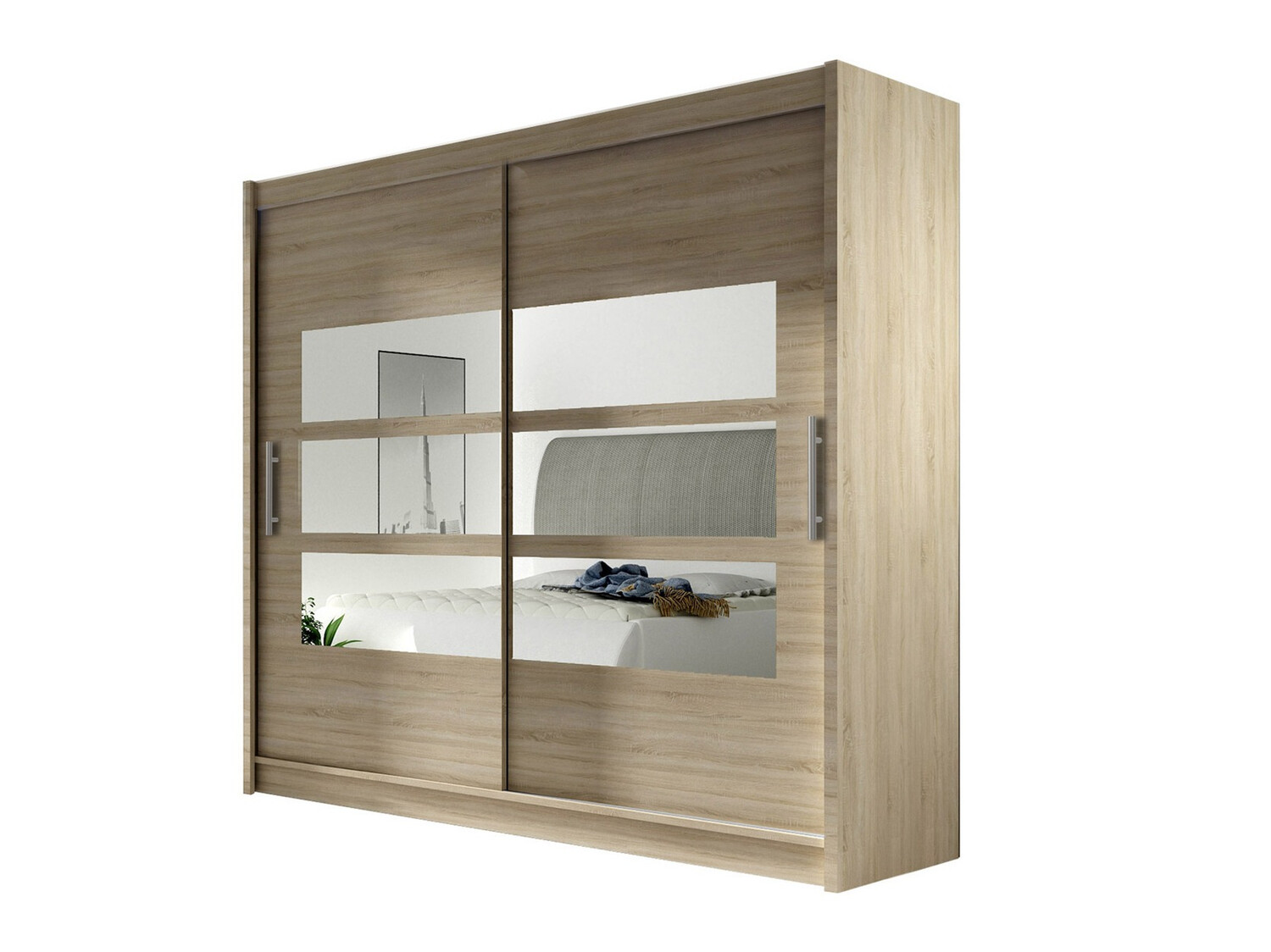 Wardrobe Closico Pallor III (Sonoma oak)
