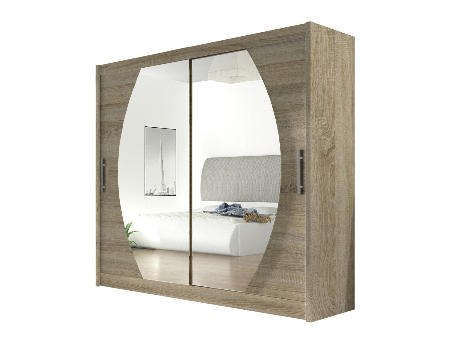 Wardrobe Closico Pallor IV (Sonoma oak)