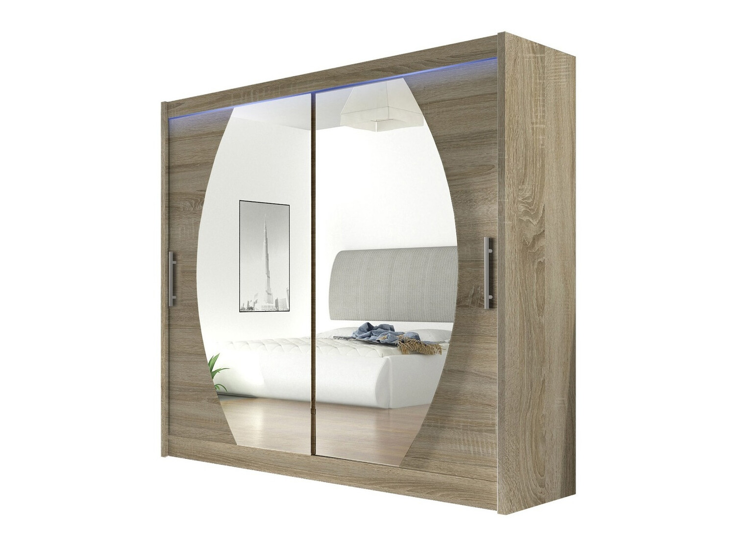 Wardrobe Closico Pallor IV (Sonoma oak)