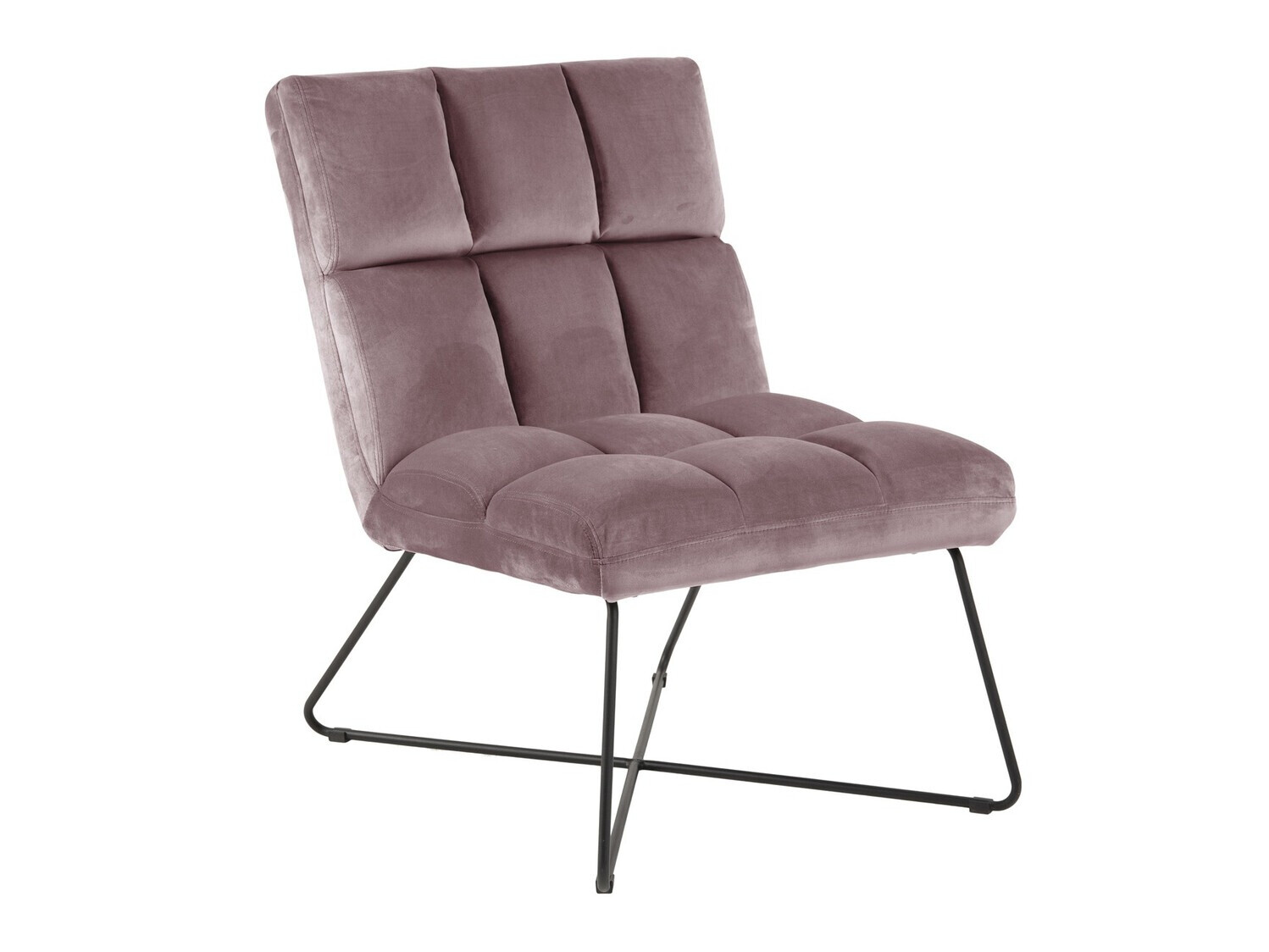 Armchair Norsica 370 (Dusty pink + Black)