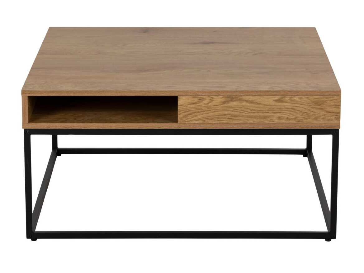 Coffee table Norsica 477 (Wild oak + Black)