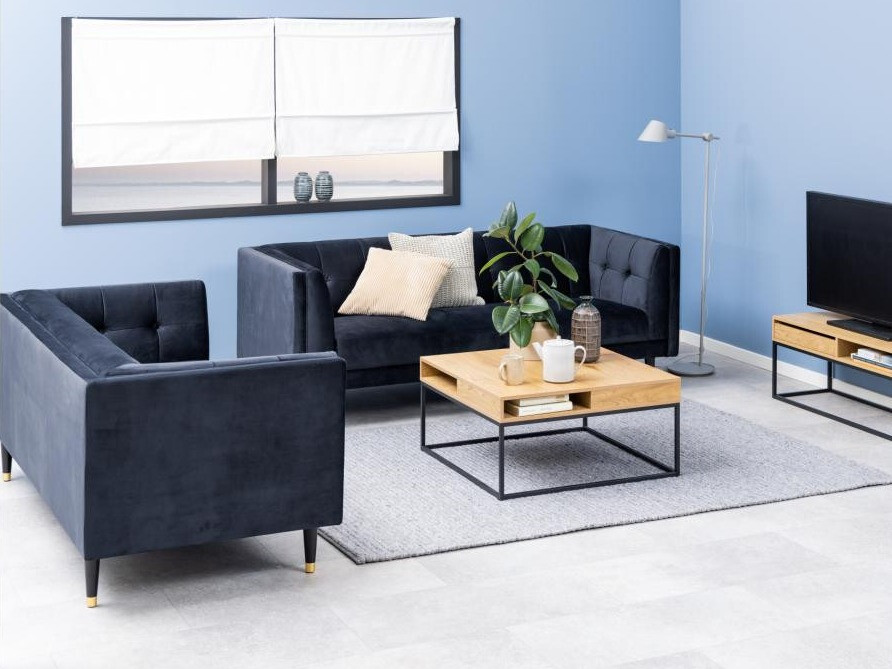 Coffee table Norsica 477 (Wild oak + Black)