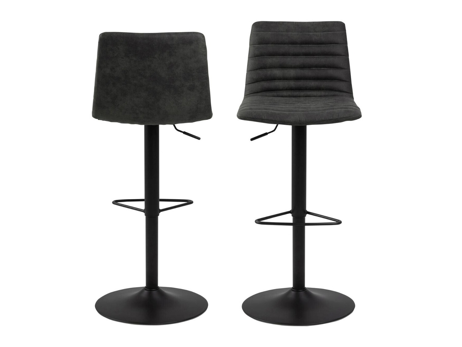 Counter stool Norsica 501 (Anthracite + Black)