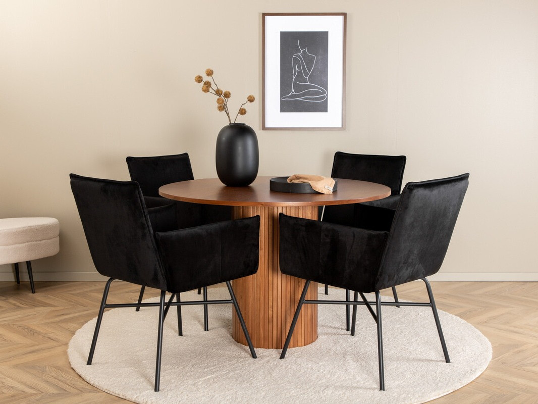 Dining set Dallas 3093 (Black)