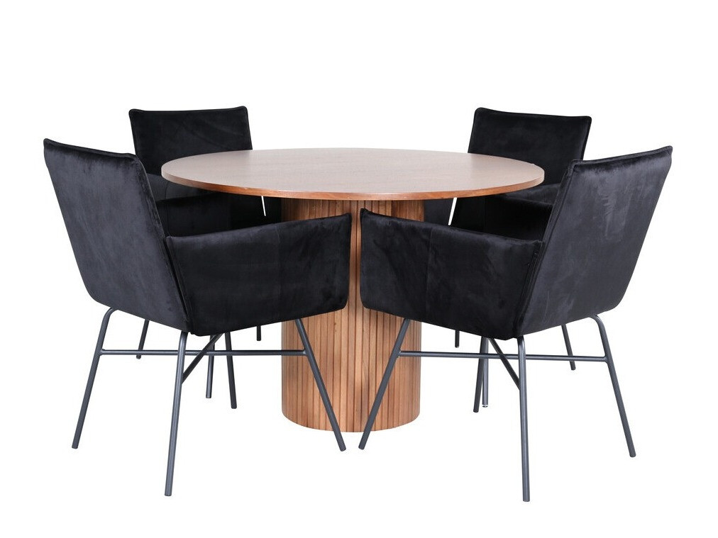Dining set Dallas 3093 (Black)