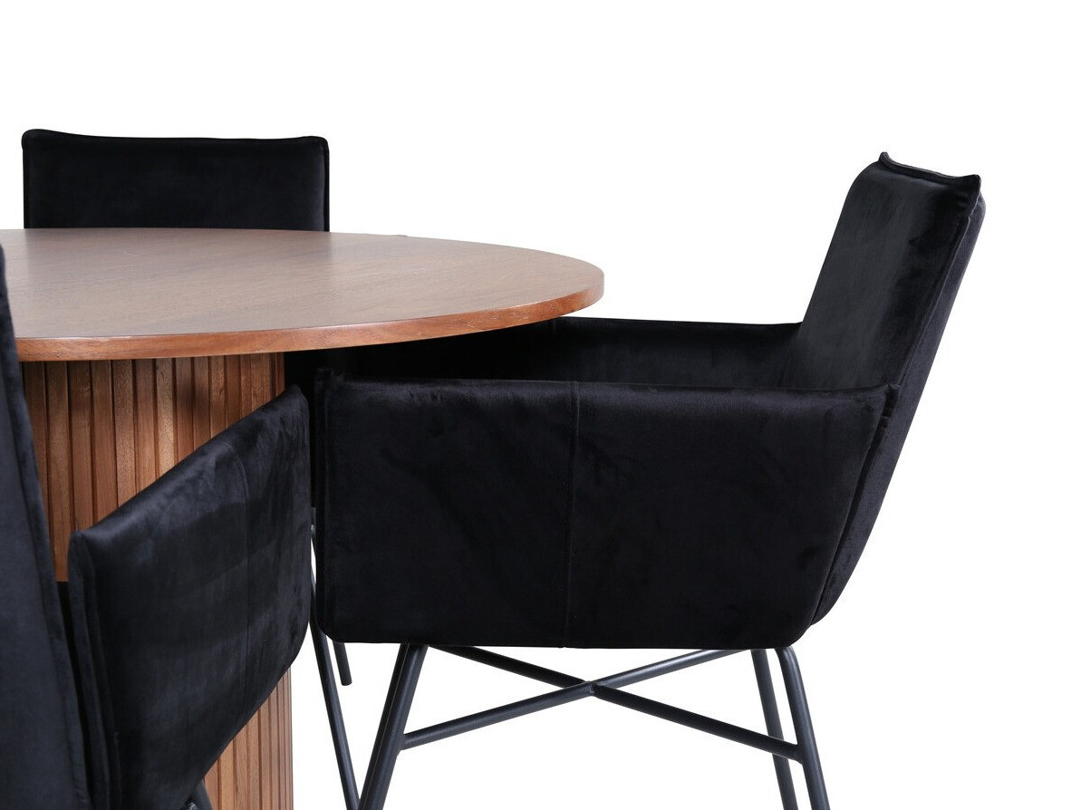 Dining set Dallas 3093 (Black)