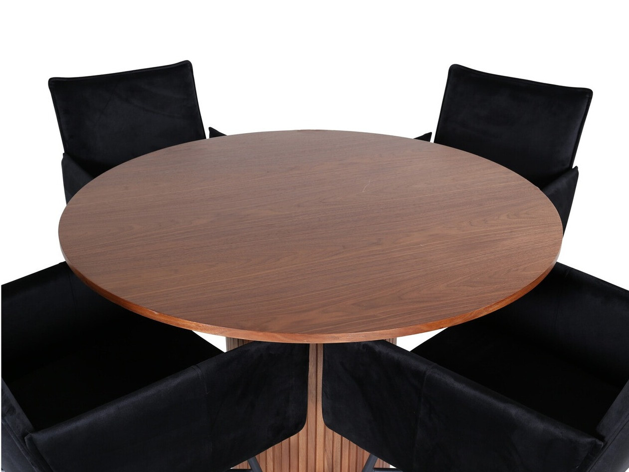 Dining set Dallas 3093 (Black)