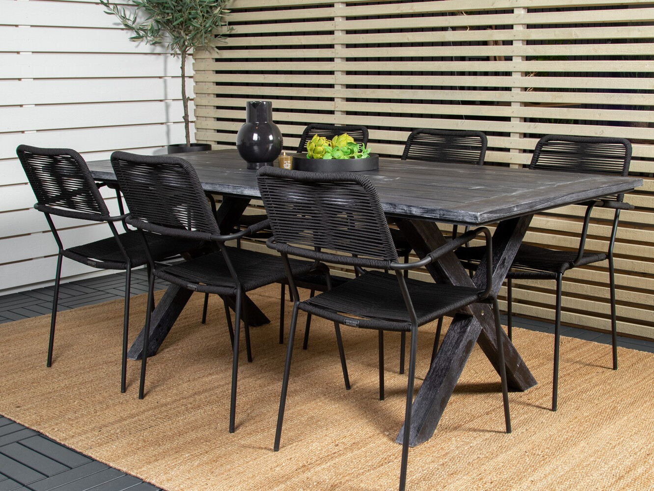 Table and chairs set Dallas 2872