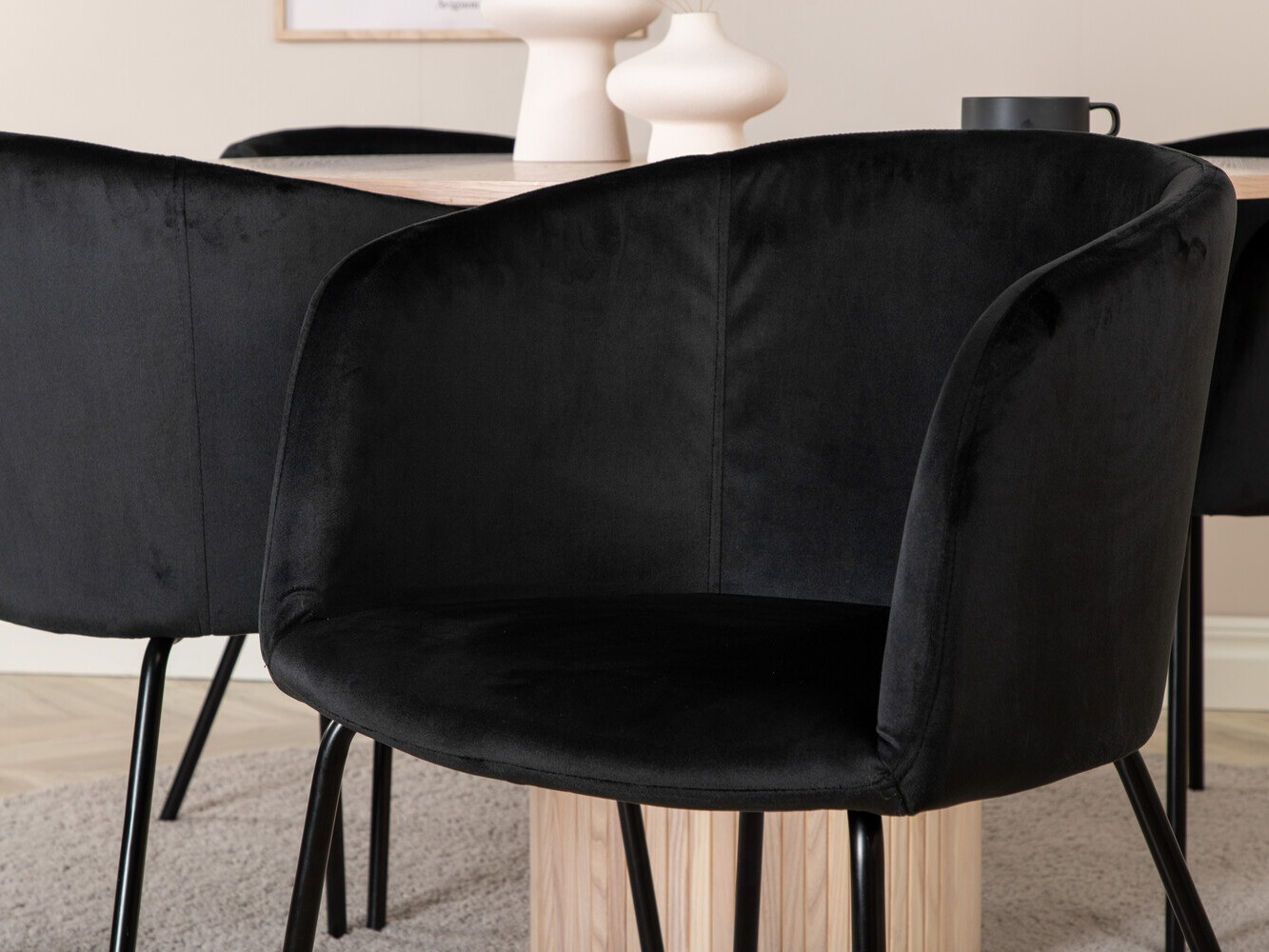 Dining set Dallas 2557 (Black)
