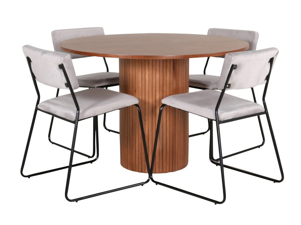 Dining set Dallas 3082 (Grey + Black)