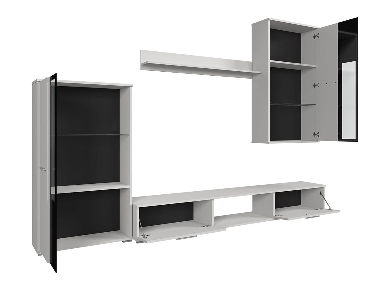 Living room set Genio (Artisan oak + White)